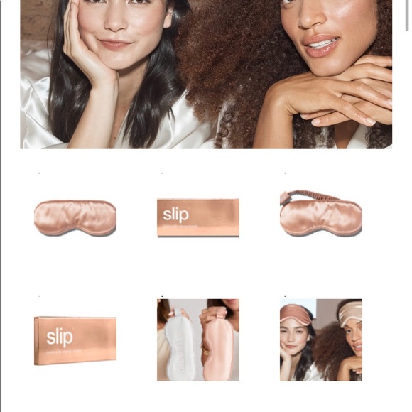 ❌❌SOLD❌❌slip Pure Silk Sleep Mask Bridesmaid/ 4 Avail bridal wedding season - Picture 5 of 17